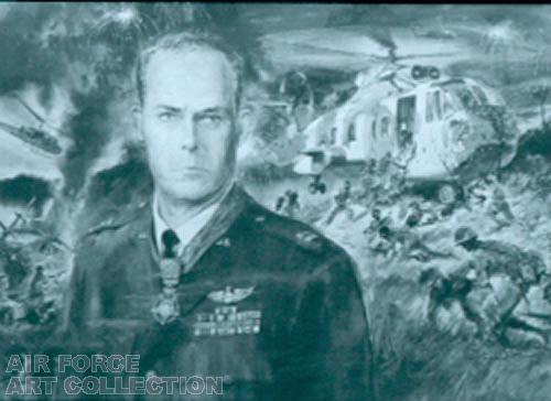 CAPTAIN GERALD O YOUNG, MEDAL OF HONOR WINNER, VIETNAM - NOV 8,    1968